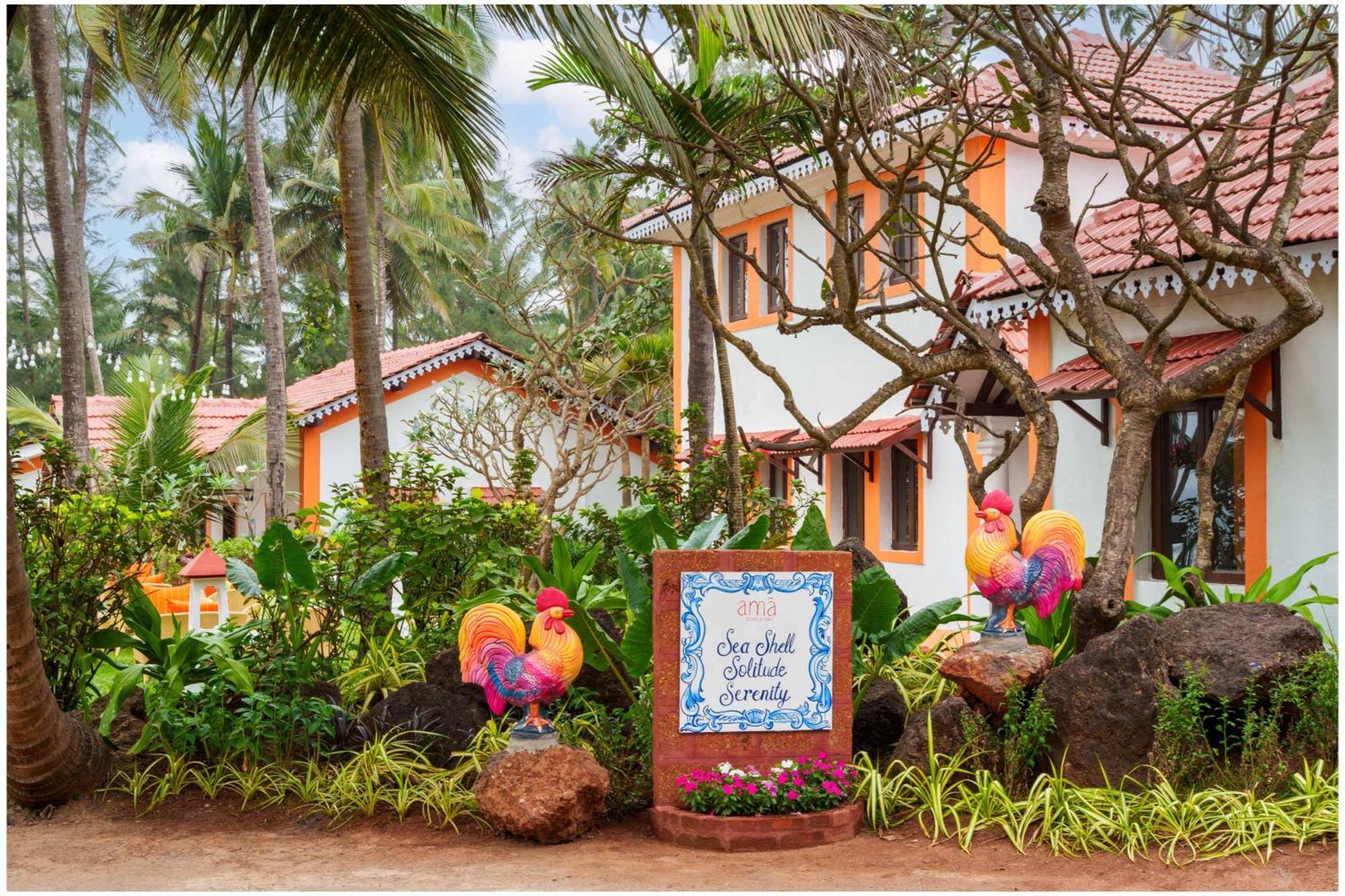 Amã Stays & Trails Aguada Shell Villa , Goa Candolim Exteriér fotografie